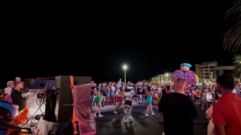 21.08.2026 - Bugibba summer carnival Stock Footage 343163760