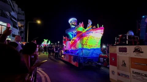 21.08.2026 - Bugibba summer carnival Stock Footage 343164525