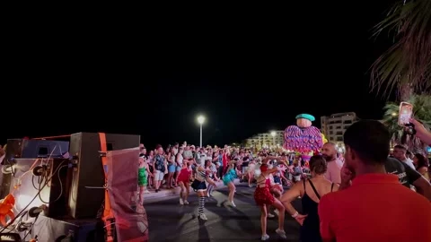 21.08.2026 - Bugibba summer carnival Stock Footage 343165889