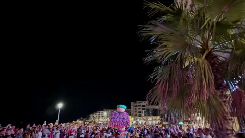 21.08.2026 - Bugibba summer carnival Stock Footage 343168018