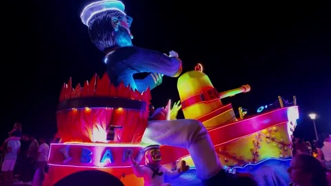 21.08.2026 - Bugibba summer carnival Stock Footage 343168574