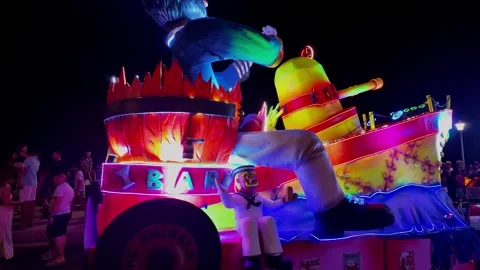 21.08.2026 - Bugibba summer carnival Stock Footage 343169155
