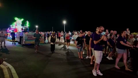 21.08.2026 - Bugibba summer carnival Stock Footage 343169689