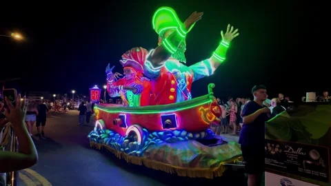 21.08.2026 - Bugibba summer carnival Stock Footage 343170571
