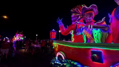21.08.2026 - Bugibba summer carnival Stock Footage 343171968