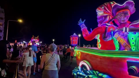 21.08.2026 - Bugibba summer carnival Stock Footage 343172216