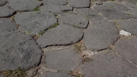 21091202 Ancient Rome - View of ancients trajan market moving trough a windows Stock Footage 160837169