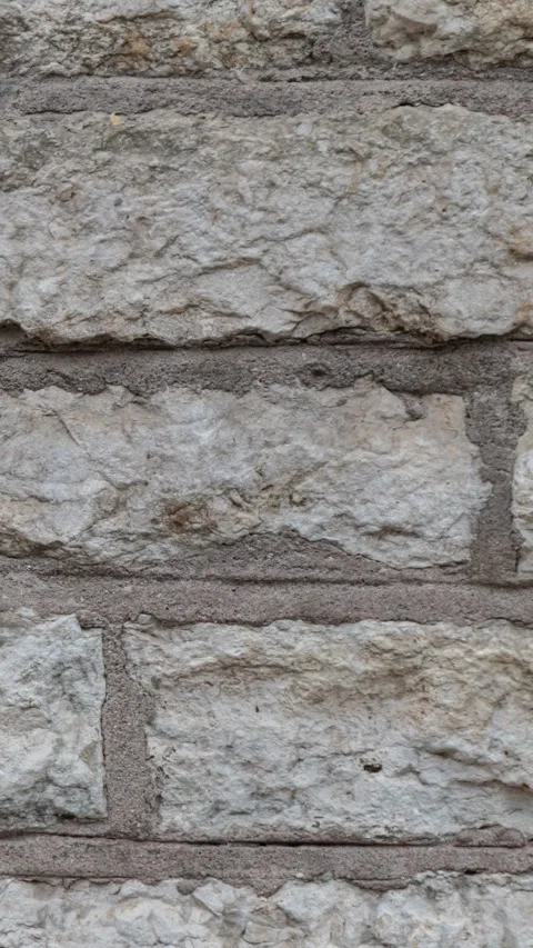 216_Rough textured stone wall pattern.mp4 Stock Footage 347072804