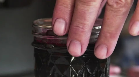 2191 Fall Harvest Canning Grape Jelly, 4K Stock Footage 41505400