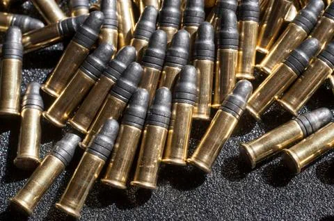 22 caliber ammo Stock Photos