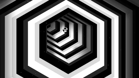 22 Hexagonal immersion Stock Footage 111284701