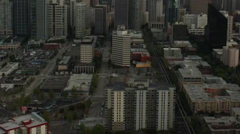 220 Seattle From above Stock Footage 32286543