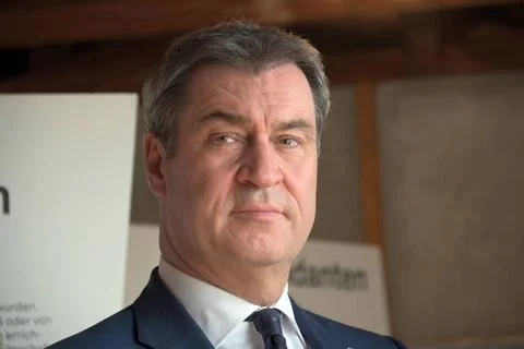 22.03.23. Dachau, Dr. Markus Söder, Bayerischer Ministerpräsident, MdL Fre. Stock Photos
