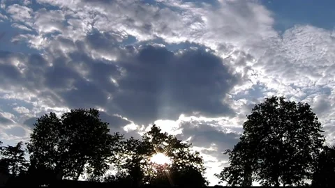 220508 EVENING CLOUDS Stock Footage 198327510