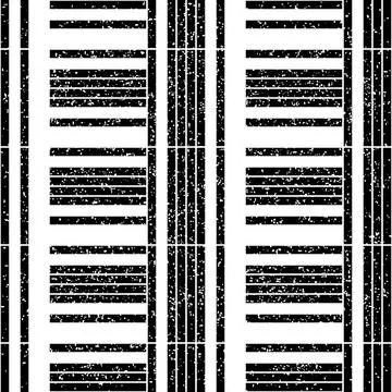 2295 Seamless texture with vertical black lines Illustrazione stock