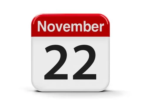22nd November Stock Illustration