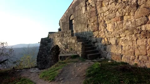 23 ancient building with stonework, stairs Vídeo Stock 267412476