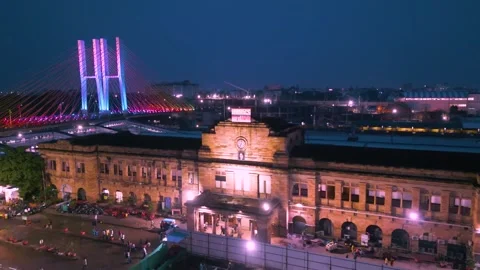 23 July 2024, Nagpur, India,  Aerial view of Nagpur Stock Footage 288678853