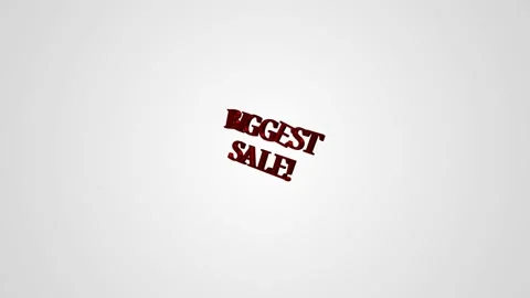 23 Text Animation with Zoom Biggest Sale 库存影片 132268564