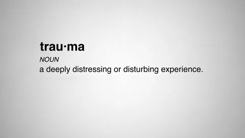 23 trauma definition dictionary 2d animation graphic white background 스톡 동영상 276391982