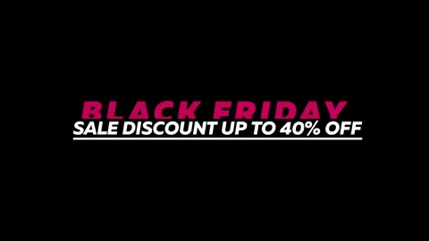 230 Animation Text Label Banner Tag Black Friday Sale 40 Stock-Footage 302297372