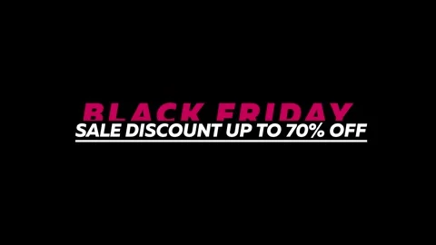 230 Animation Text Label Banner Tag Black Friday Sale 70 Stock-Footage 302297392
