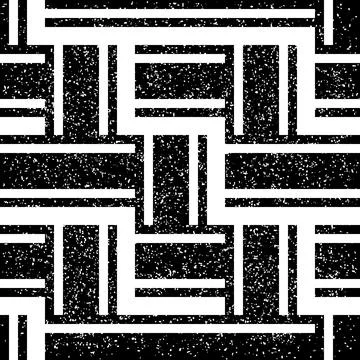2302 Seamless texture with vertical black segments Illustrazione stock