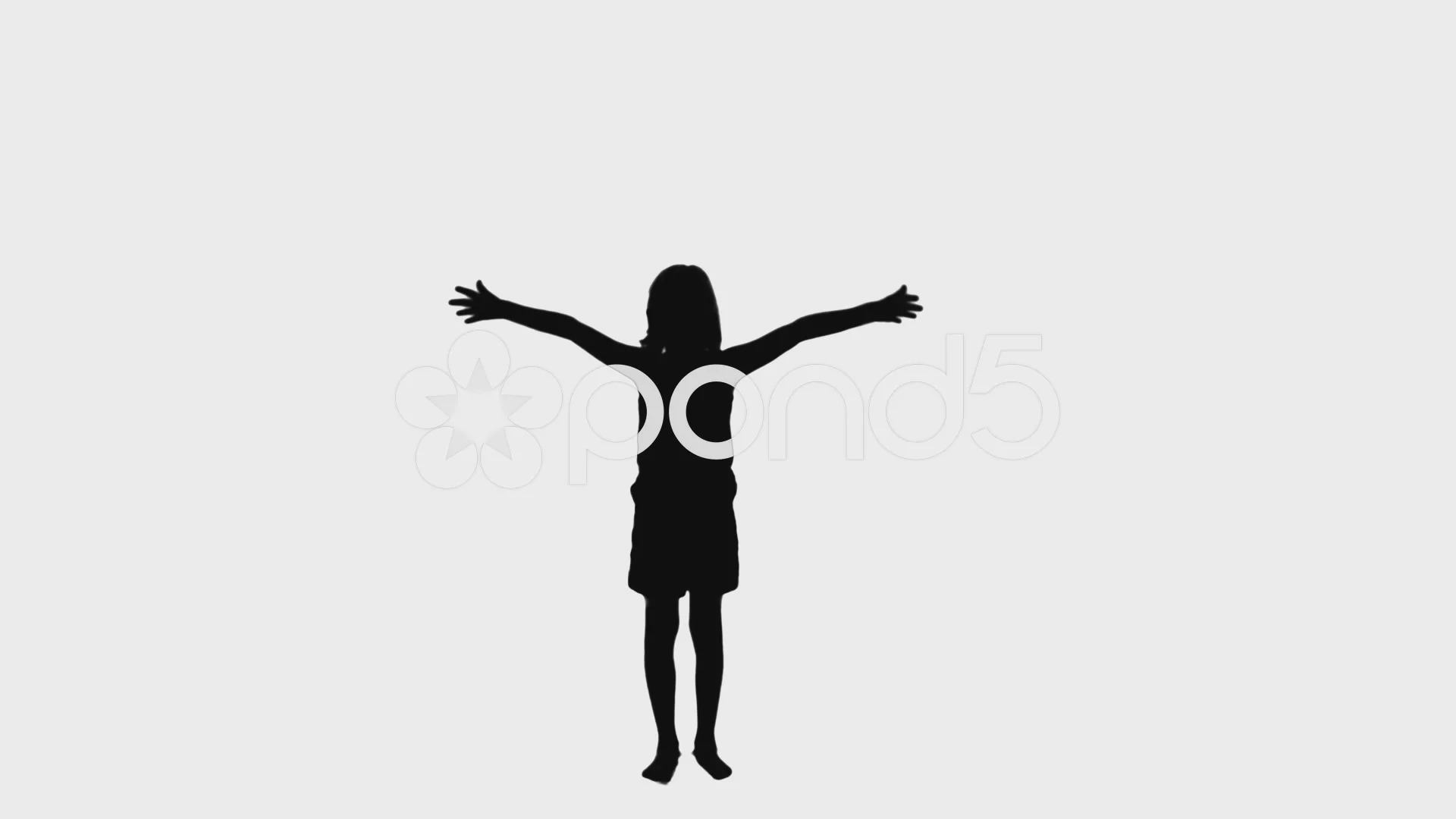 outstretched arms silhouette