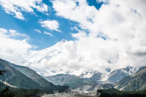 The Fairy Meadows Nanga Parbat mountains with a cloudy blue sky in the background, Pakistan xkwx adventure background beautiful blue cloudy destination discover explore extreme fairy meadows gilgit-baltistan hiking landmark location mountains nanga parbat nature pakistan peaks place scenic see site sky travel trekking view visit wallpaper