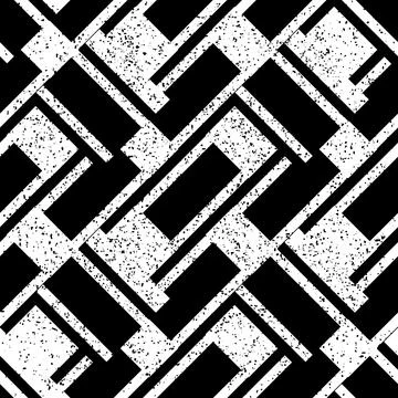 2335 Seamless pattern with black lines 스톡 일러스트