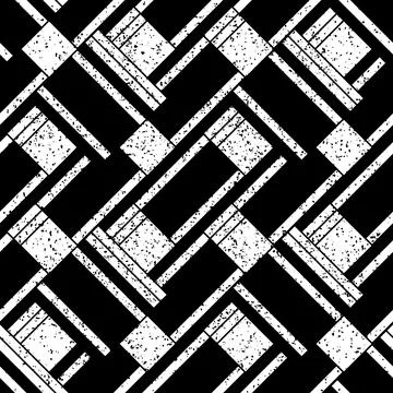 2337 Seamless pattern with black lines 스톡 일러스트