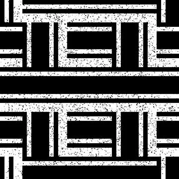 2338 Seamless pattern with black lines 스톡 일러스트