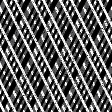 236 Seamless pattern with black and white intersecting bands. Ilustración de archivo