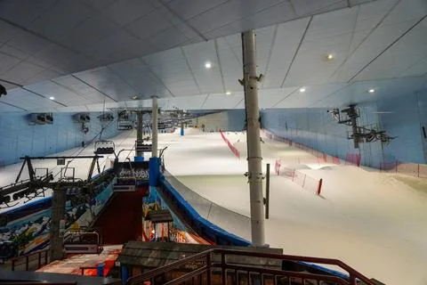 Dudai,  UAE  -  March,20,2023:  Attraction  in  the  Mall  of  the  Emirates  "Ski    Dubai"  in  Dubai,  UAE, xkwx ski  dubai,  sport,  mall  of  the  emirates,  ski,  dubai,  uae,  winter,  slope,  cold,  united,  snow,  people,  vacation,  inside,  city,  styles,  luxury,  urban,  mall,  destinations,  area,  united  arab  emirates,  emirates,  tourism,  arab,  ski  lift,  snow  sports,  snow  resort,  winter  activities,  healthy,  skiing,  people  skiing,  unique  building,  travelling,  landmark,  dubai  vacation,  attractions