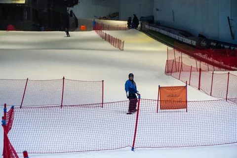 Dudai,  UAE  -  March,20,2023:  Attraction  in  the  Mall  of  the  Emirates  "Ski    Dubai"  in  Dubai,  UAE, xkwx ski  dubai,  sport,  mall  of  the  emirates,  ski,  dubai,  uae,  winter,  slope,  cold,  united,  snow,  people,  vacation,  inside,  city,  styles,  luxury,  urban,  mall,  destinations,  area,  united  arab  emirates,  emirates,  tourism,  arab,  ski  lift,  snow  sports,  snow  resort,  winter  activities,  healthy,  skiing,  people  skiing,  unique  building,  travelling,  landmark,  dubai  vacation,  attractions