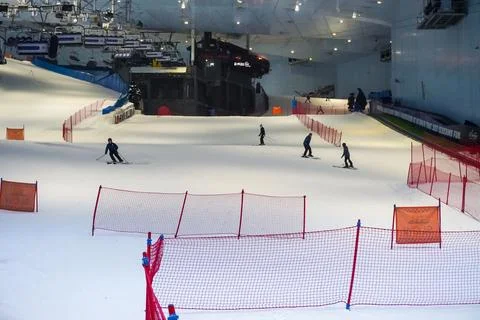Dudai,  UAE  -  March,20,2023:  Attraction  in  the  Mall  of  the  Emirates  "Ski    Dubai"  in  Dubai,  UAE, xkwx ski  dubai,  sport,  mall  of  the  emirates,  ski,  dubai,  uae,  slope,  cold,  united,  snow,  people,  vacation,  inside,  city,  styles,  luxury,  urban,  mall,  destinations,  area,  united  arab  emirates,  emirates,  tourism,  arab,  ski  lift,  snow  sports,  snow  resort,  winter  activities,  healthy,  skiing,  people  skiing,  unique  building,  travelling,  landmark,  dubai  vacation,  attractions