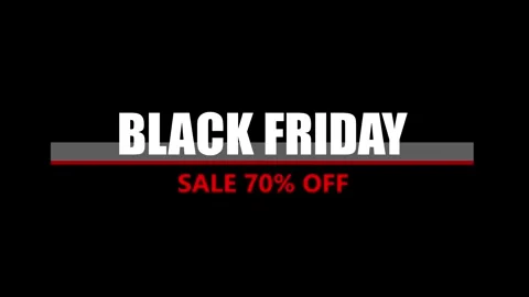 239 Animation Text Label Banner Tag Black Friday Sale 70 Stock Footage 346640200