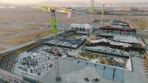 23.Mornings of Korean construction workers! Stock Footage 303523957