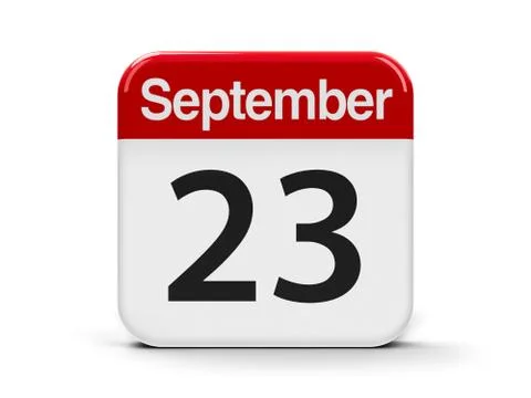 23rd September Stock Illustration