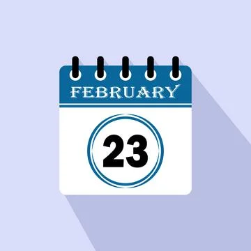 23th days of the month Stock Illustration