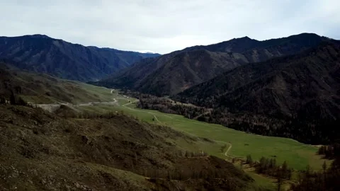 24 early spring high in the mountains Stock Footage 264104021