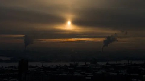 24 floor Sunset Video stock 36156201