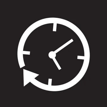 24 hour clock Icon Stock Illustration