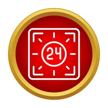 24 hour support service ensuring around the clock availability Stock Illustration