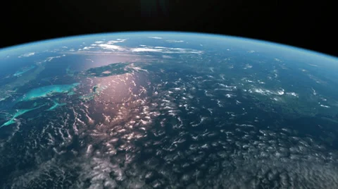 24 Hour Timlapse over North America - CG Earth 1080p HD Stock Footage 32779169