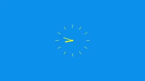 24 hours clock 4k stock video animation. Stock Footage 300758985