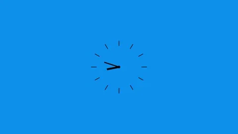 24 hours clock 4k stock video animation. Stock Footage 300758990
