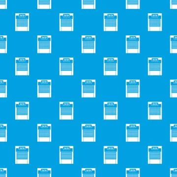 24 hours parking pattern seamless blue Ilustración de archivo