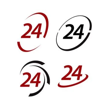 24 hours service sign vector icon day night services button symbol Stock Illustration