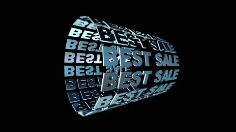 24 Text Animation Loop Rotating Cylinder Best Sale 库存影片 132457184